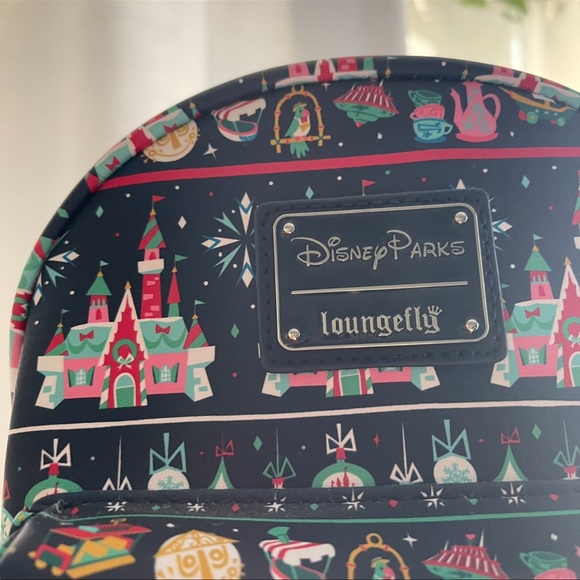 Disney Parks 2020 Christmas Holiday Loungefly Mini Backpack main image 10